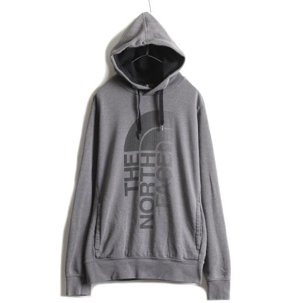 □ ノースフェイス 2トーン プリント スウェット フード パーカー