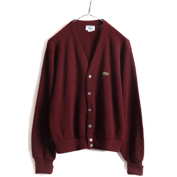 最大71％オフ！ lacoste izod カーディガン バーガンディ agapeeurope.org