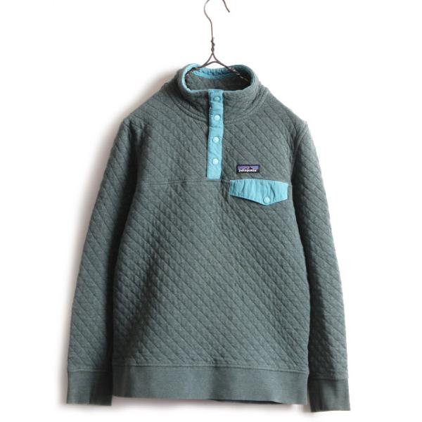 16年製 □ パタゴニア オーガニック コットン キルト スナップT プル