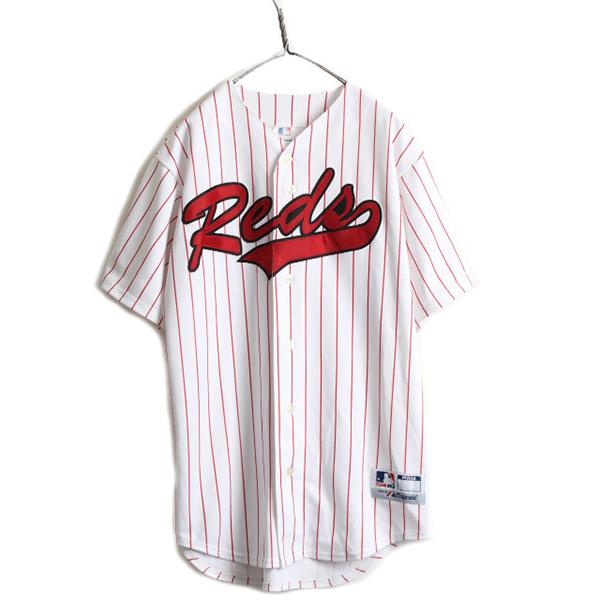 90s MLB シンシナティ レッズ ベースボールシャツ ゲームシャツ - 通販