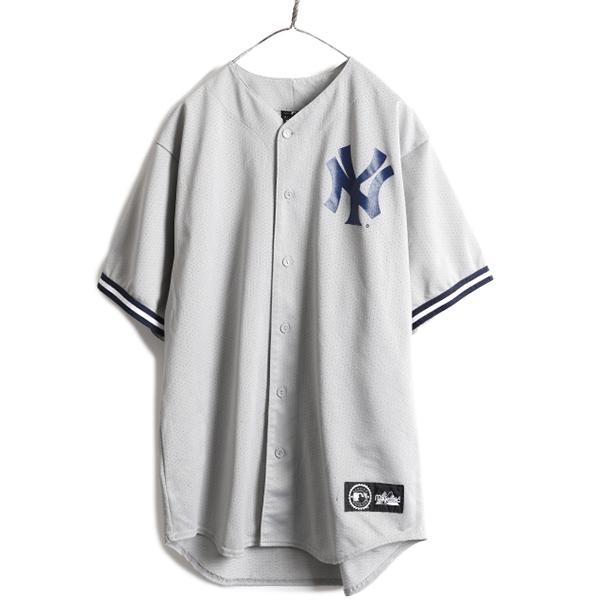 90s 00s USA製 □ MLB オフィシャル Majestic ニューヨーク ヤンキース