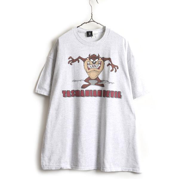90s USA製 大きいサイズ XXL ■ ワーナー ルーニーテューンズ タズマニアンデビル 両面 プリント 半袖 Tシャツ ( メンズ レディース  ) 古着 :f-aud31y21n07:Master Plan - 通販 - Yahoo!ショッピング