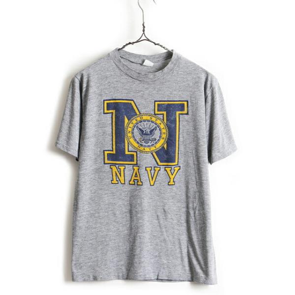 ヴィンテージ US NAVY アメリカ製 ミリタリー tシャツ - 通販
