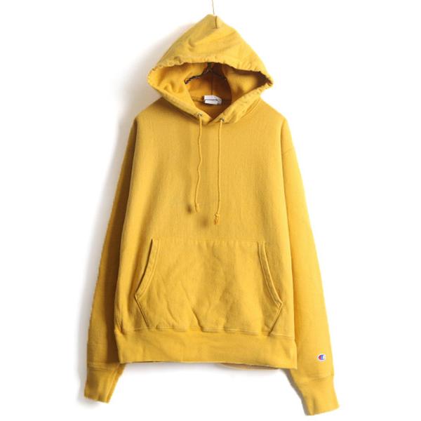 復刻 単色タグ 目無し チャンピオン リバースウィーブ スウェット フード パーカー メンズ L 古着 Champion トレーナー マスタード F Myd02y22n09 Master Plan 通販 Yahoo ショッピング