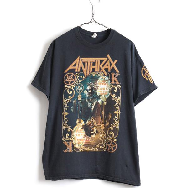 大きいサイズ XL 人気 黒 □ ANTHRAX アンスラックス Evil Twin ツアー