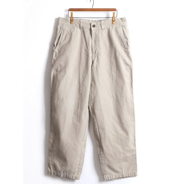 90s ■ 98年製 パタゴニア オーガニックコットン ダック パンツ ( メンズ 36 ) 古着 90年代 PATAGONIA ワーク カーキ  ベージュ テーパード