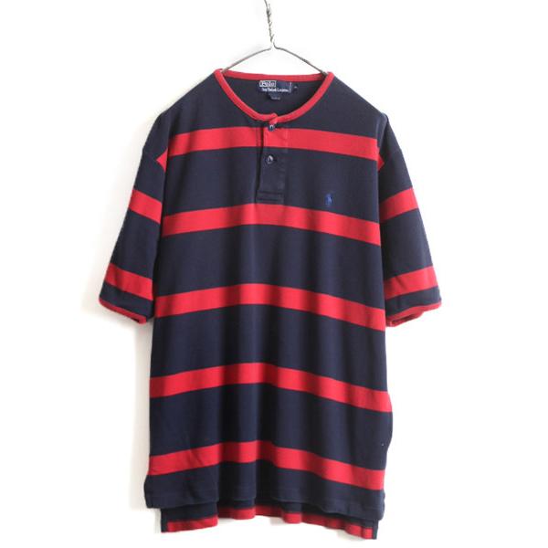 90s 大きいサイズ XL □ POLO ポロ ラルフローレン ヘンリーネック