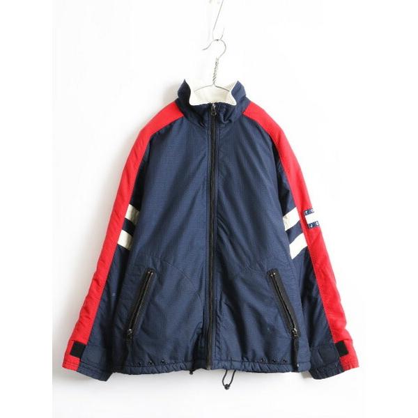 90s 希少サイズ S □ TOMMY JEANS トミーヒルフィガー トリコカラー
