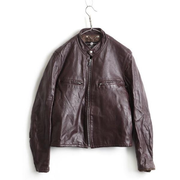 80s 90s USA製 □ FIDELITY 中綿 キルティング ライナー付き 本革