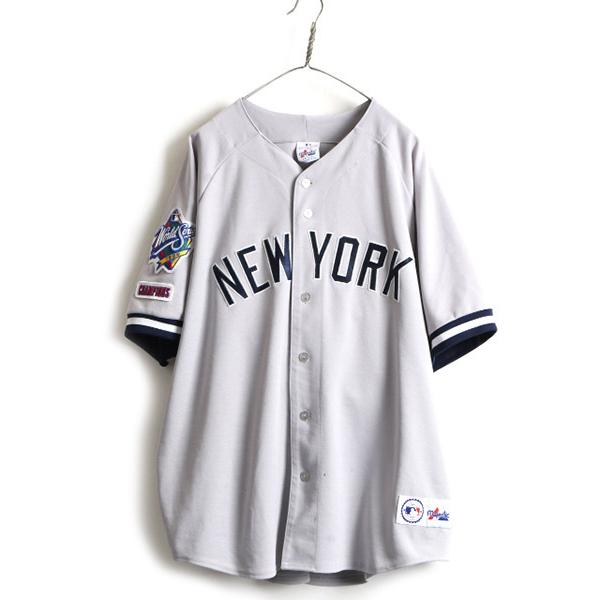 90s USA製 □ MLB オフィシャル Majestic ニューヨーク ヤンキース