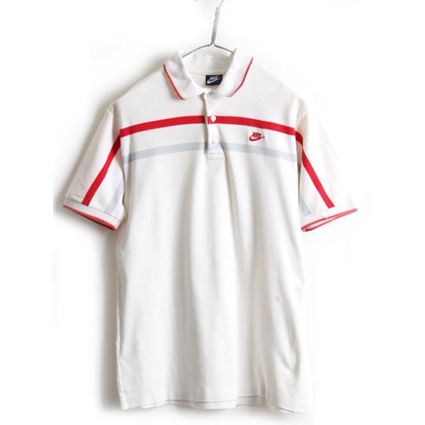 80s 紺タグ ビンテージ ナイキ スウォッシュ ロゴ刺繍 半袖 ポロシャツ メンズ L 古着 Nike 半袖シャツ ワンポイント トリコカラー I Jnd26y22n12 Master Plan 通販 Yahoo ショッピング