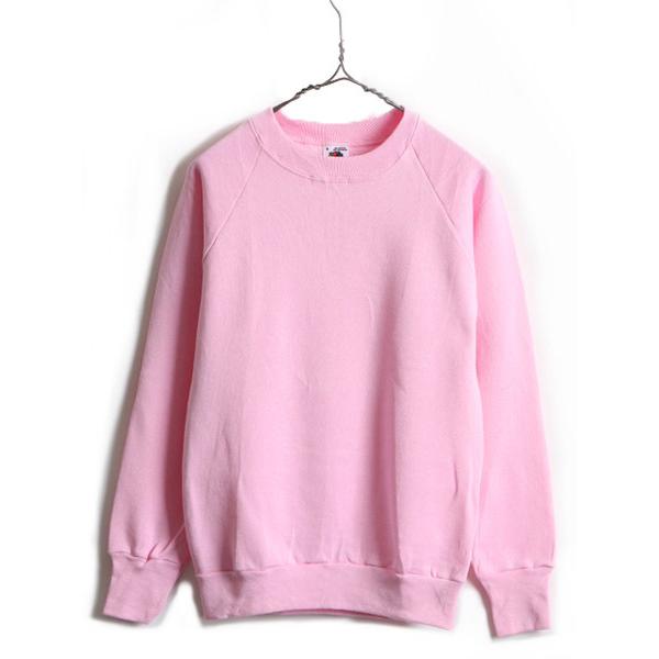 デッドストック 90s Usa製 希少サイズ S フルーツオブザルーム 無地 ラグラン スウェット トレーナー レディース 裏起毛 ピンク Nos I Mrd15y22n09 Master Plan 通販 Yahoo ショッピング