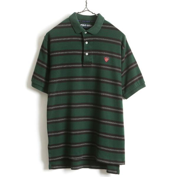 90s □ POLO GOLF ポロ ゴルフ ラルフローレン エンブレム 刺繍 マルチ
