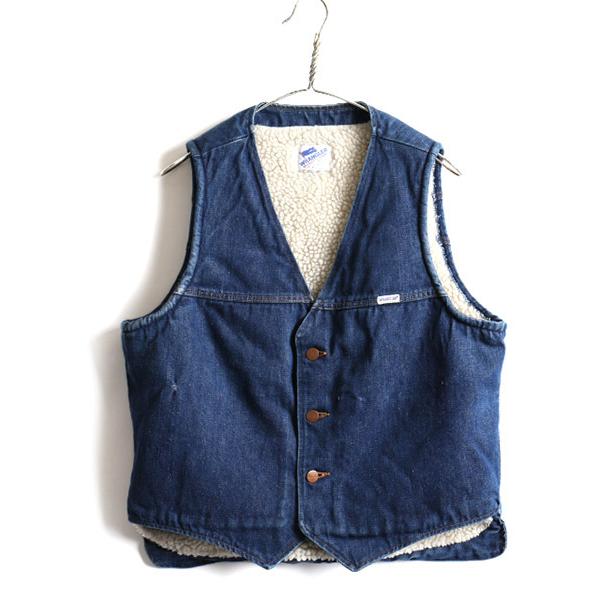 濃紺 70's USA製 ビンテージ □ Wrangler ラングラー ボア ライナー