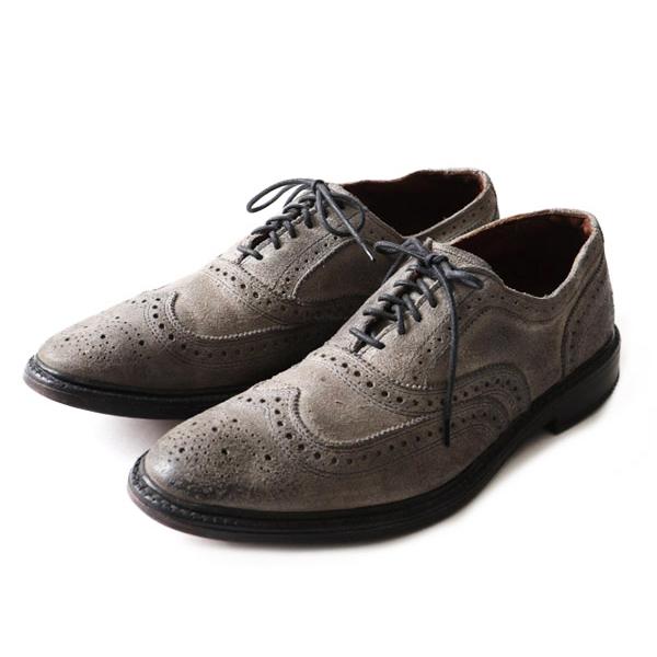 USA製 □ Allen Edmonds アレンエドモンズ 本革 スウェード レザー 
