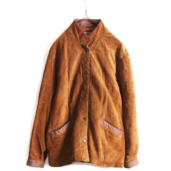 80s ビンテージ □ エルエルビーン ハイネック 本革 レザー ジャケット