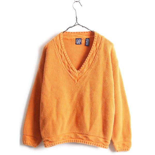 超ポイント祭?期間限定】 00s old gap コットン タートルネック リブ編