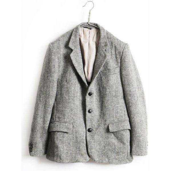 80s ビンテージ Usa製 ハリスツイード ヘリンボーン ストライプ テーラード ジャケット メンズ M 程 ブレザー ツイード ウール 灰 黒 K Nvd18yn06 Master Plan 通販 Yahoo ショッピング