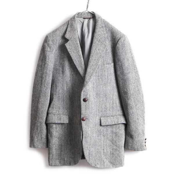 ヴィンテージ ヘリンボーンストライプ ジャケット-