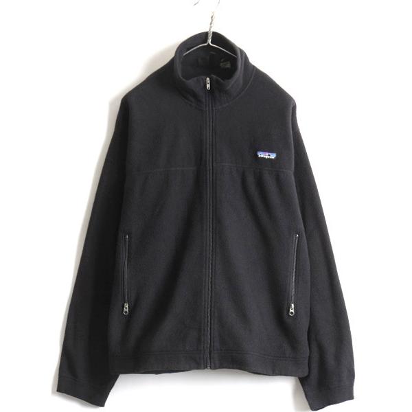90's USA製 人気 黒 □ パタゴニア シンチラ フリース ジャケット