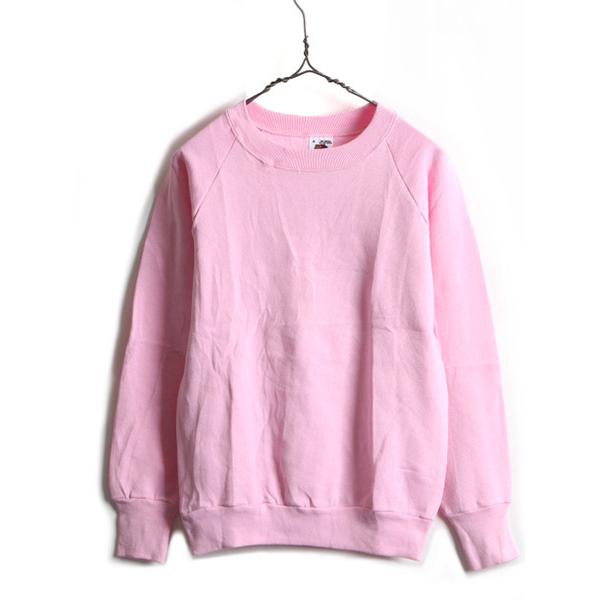 デッドストック 90s Usa製 希少サイズ S フルーツオブザルーム 無地 ラグラン スウェット トレーナー レディース 裏起毛 ピンク Nos N Fed23y22n13 Master Plan 通販 Yahoo ショッピング