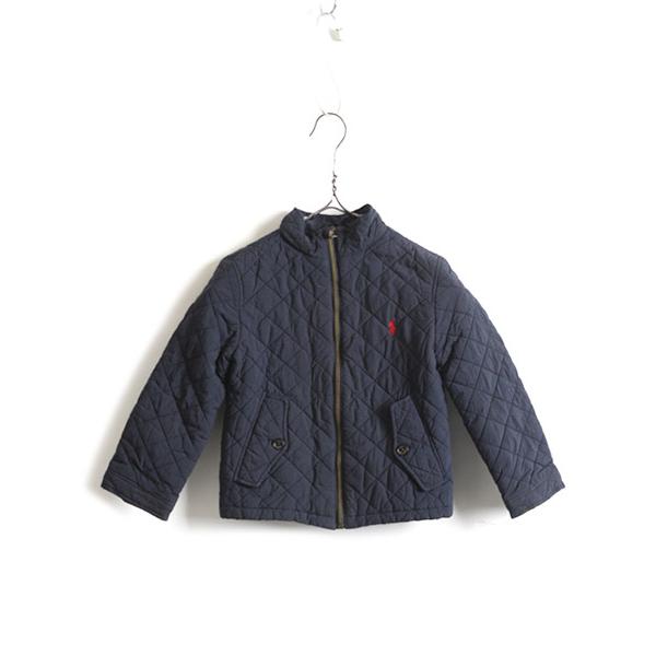 キッズ 115cm 程□ POLO ポロ ラルフローレン 中綿 キルティング  