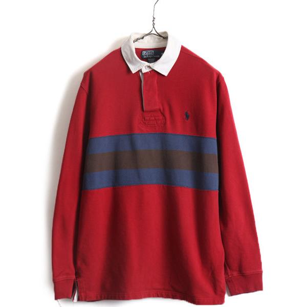 90s POLO ポロ ラルフローレン スウェット 長袖 ラガーシャツ ( メンズ M ) 古着 90年代 長袖シャツ ラグビー ボーダー トリコカラー :r-myd10y22n08:Master Plan - 通販 - Yahoo!ショッピング 90s POLO ポロ ラルフローレン スウェット 長袖 ラガーシャツ ( メンズ M ) 古着 90年代 長袖シャツ ラグビー ボーダー トリコカラー :r-myd10y22n08:Master Plan - 通販 - Yahoo!ショッピング