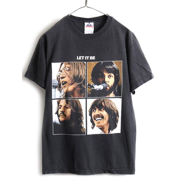 90s 人気 黒 ■ ビートルズ LET IT BE 両面 プリント 半袖 Tシャツ ( メンズ M )古着 90年代 BEATLES  プリントTシャツ バンド ロック バンT :s-aud01y22n06:Master Plan - 通販 - Yahoo!ショッピング