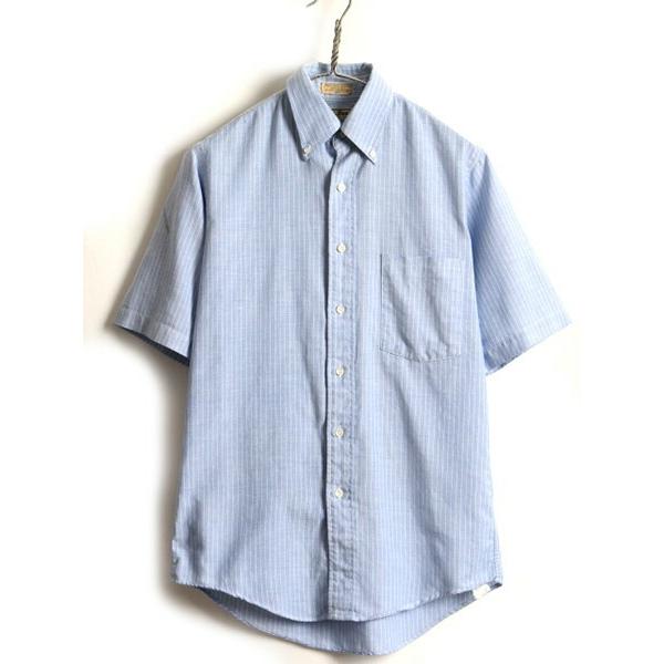 80's USA製 希少サイズ S 程■ LLBEAN エルエルビーン ストライプ 半袖 ボタンダウン シャツ ( メンズ 14 1/2 ) 古着  半袖シャツ 80年代 青 :s-jnd12y21n15:Master Plan - 通販 - Yahoo!ショッピング