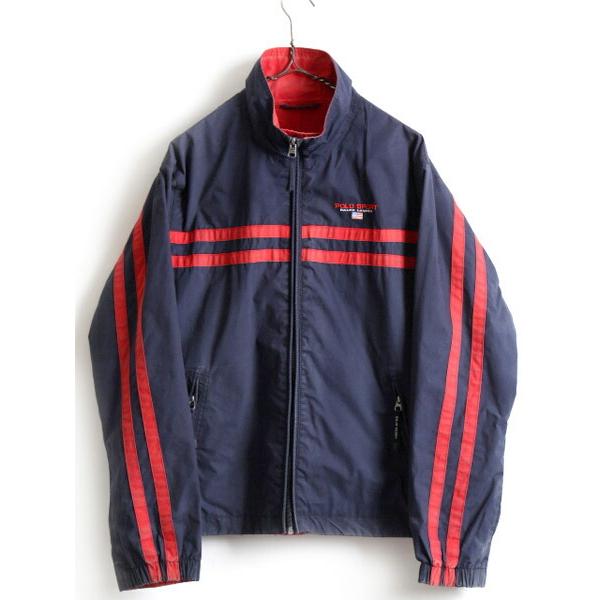 90's □ POLO SPORT ポロスポーツ ラルフローレン フルジップ コットン