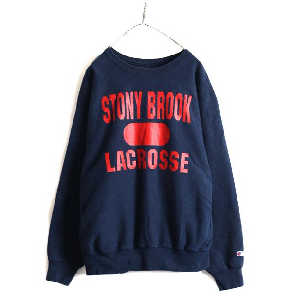 00s 大きいサイズ XL □ チャンピオン 3段 カレッジ プリント