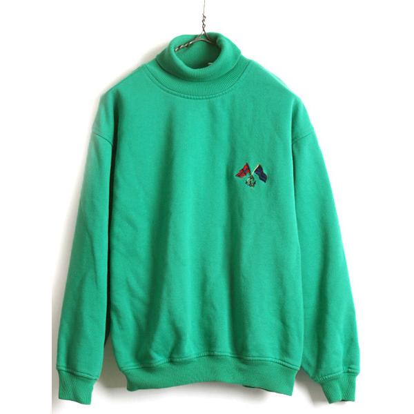 90s □ OLD GAP タートルネック スウェット トレーナー ( メンズ M