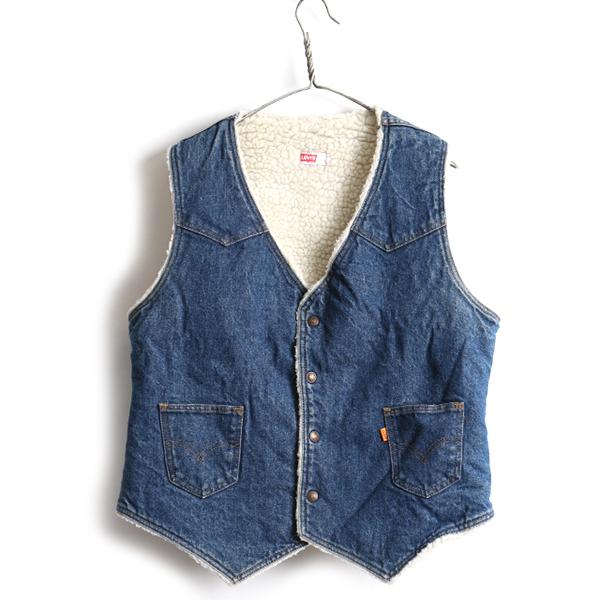 濃紺 70's USA製 ビンテージ □ Levis リーバイス 60607-0217 裏ボア