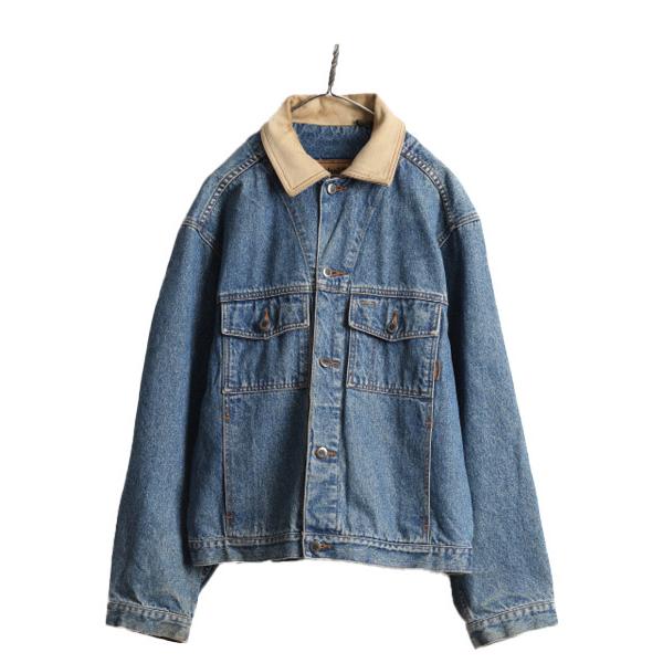 90s ティンバーランド デニム ジャケット メンズ M / 90年代 
