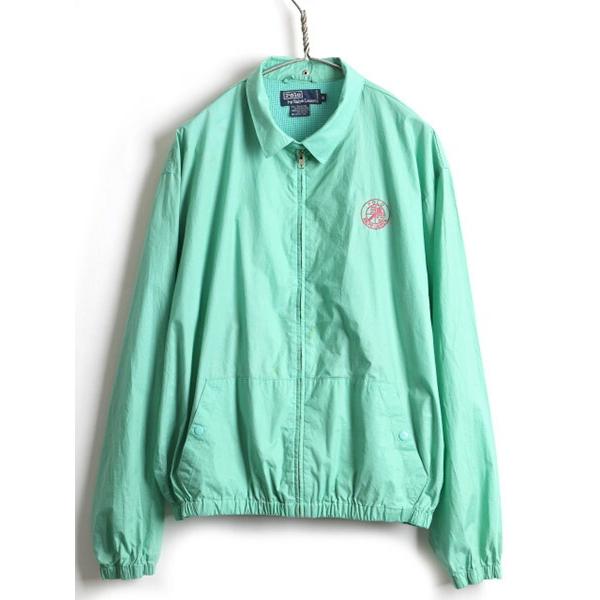 90s クッキー クレスト 刺繍□ POLO ポロ ラルフローレン ライナー付き