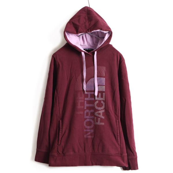 大きいサイズ XL □ ノースフェイス プリント スウェット フード