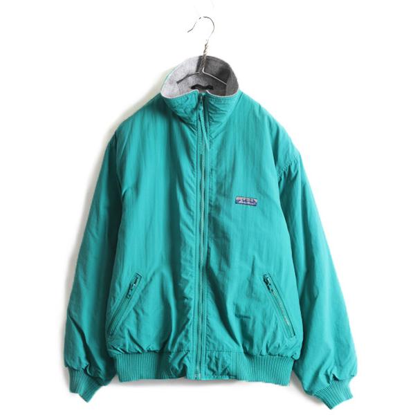 80s USA製 □ エディーバウアー 裏 フリース ナイロン ジャケット
