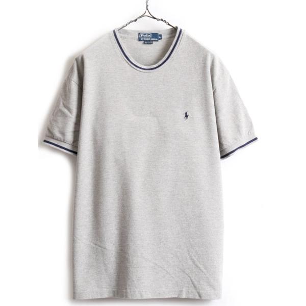 90s オールド □ POLO ポロ ラルフローレン 鹿の子 半袖 Tシャツ