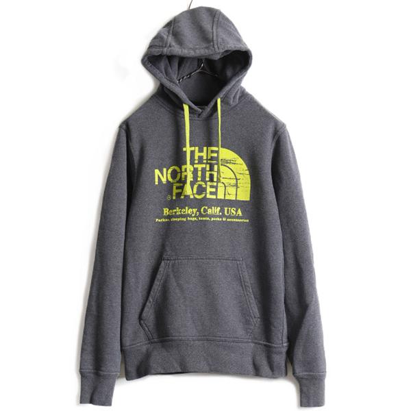 希少サイズ XS □ ノースフェイス プリント スウェット フード