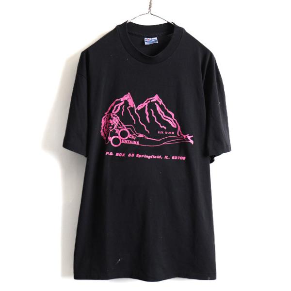 80s USA製 ビンテージ ☆ エロ ジョーク プリント 半袖 Tシャツ