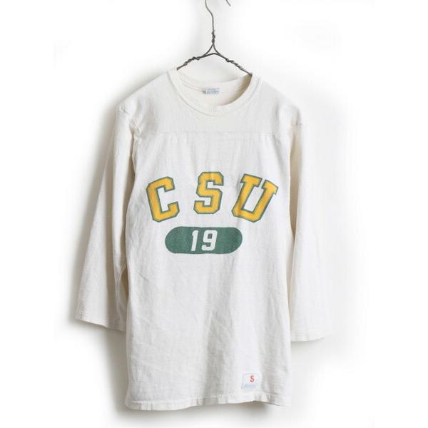 日本製】 70s champion フットボールTシャツ ビンテージ 古着 villarce