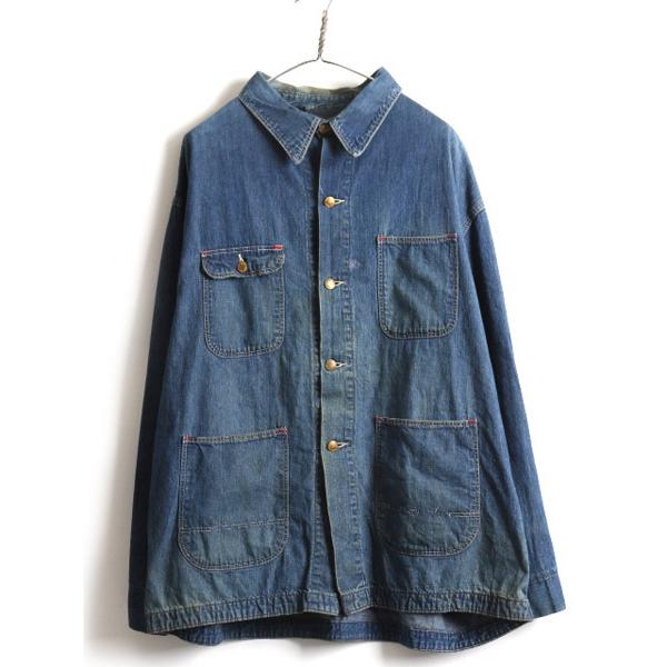 再再販 サイズ40 濃紺 ６０年台 ヴィンテージカバーオール Gジャン ...