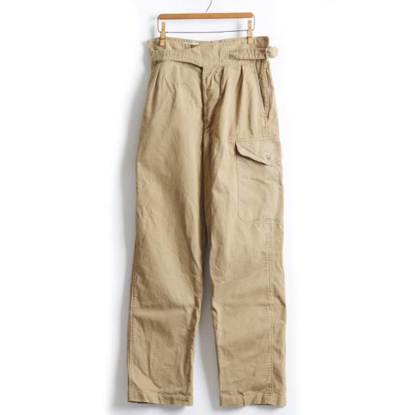 60's ビンテージ ★ BRITISH ARMY イギリス軍 1950 パターン グルカ パンツ ( 9 メンズ 32 程) 古着 60年代  ミリタリー 英国軍 ベージュ