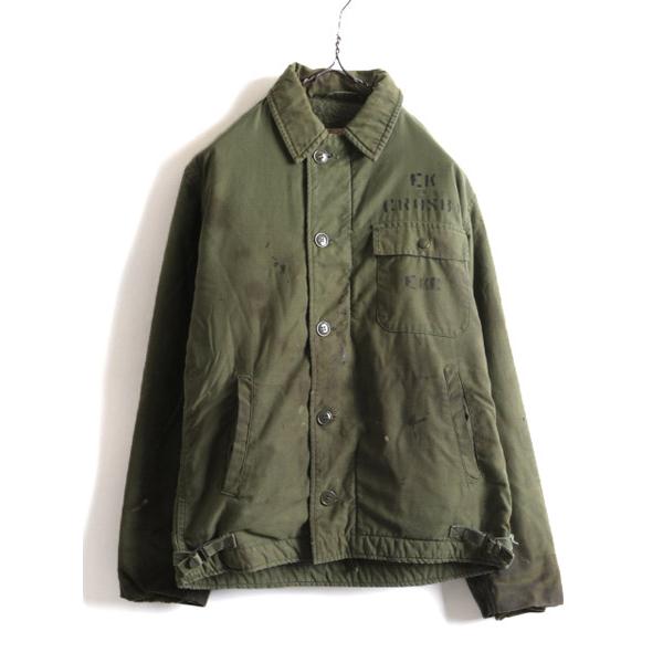 好雰囲気 ステンシル 70s 80s ☆ 米軍実物 US NAVY A-2 デッキ