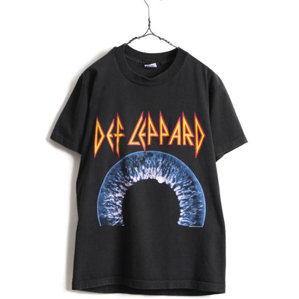 90s USA製 ☆ デフレパード 両面 プリント 半袖 Tシャツ ( メンズ L