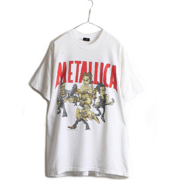 Metallica メタリカ Tシャツ ホワイト 白 XL古着 - Tシャツ