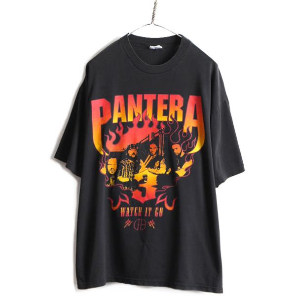 90s USA製 ☆ パンテラ 両面 プリント 半袖 Tシャツ ( メンズ XL