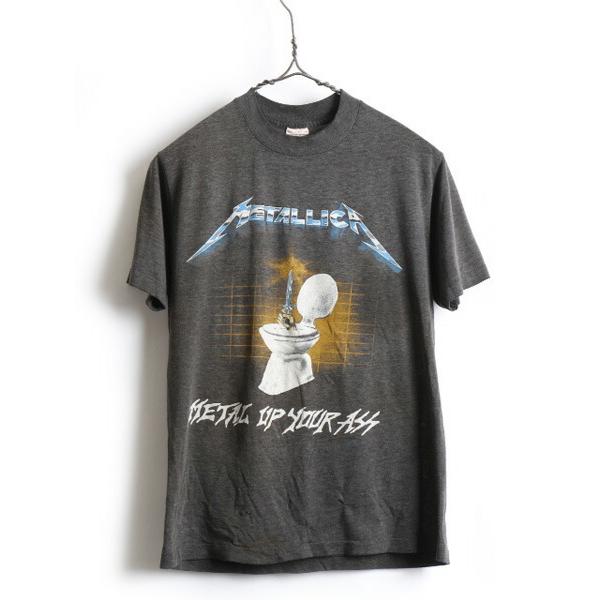 80's USA製 ビンテージ ☆ Metallicaメタリカ Metal Up Your Ass 両面