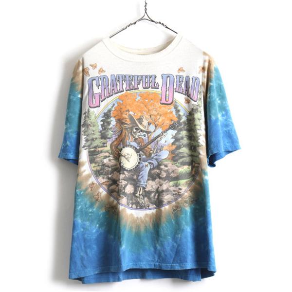 00s ☆ グレイトフルデッド タイダイ 両面 プリント 半袖 Tシャツ