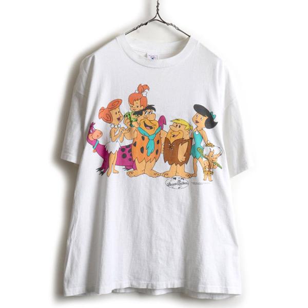 90s Usa製 大きいサイズ Xl 原始家族フリントストーン プリント 半袖 Tシャツ メンズ 古着 90年代 半袖tシャツ アニメ キャラクター Wmy3021 Master Plan 通販 Yahoo ショッピング